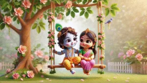 Radhe radhe japo chale aenge bihari