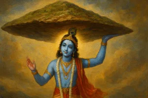 Nak par dharan giriraj bhajan lyrics